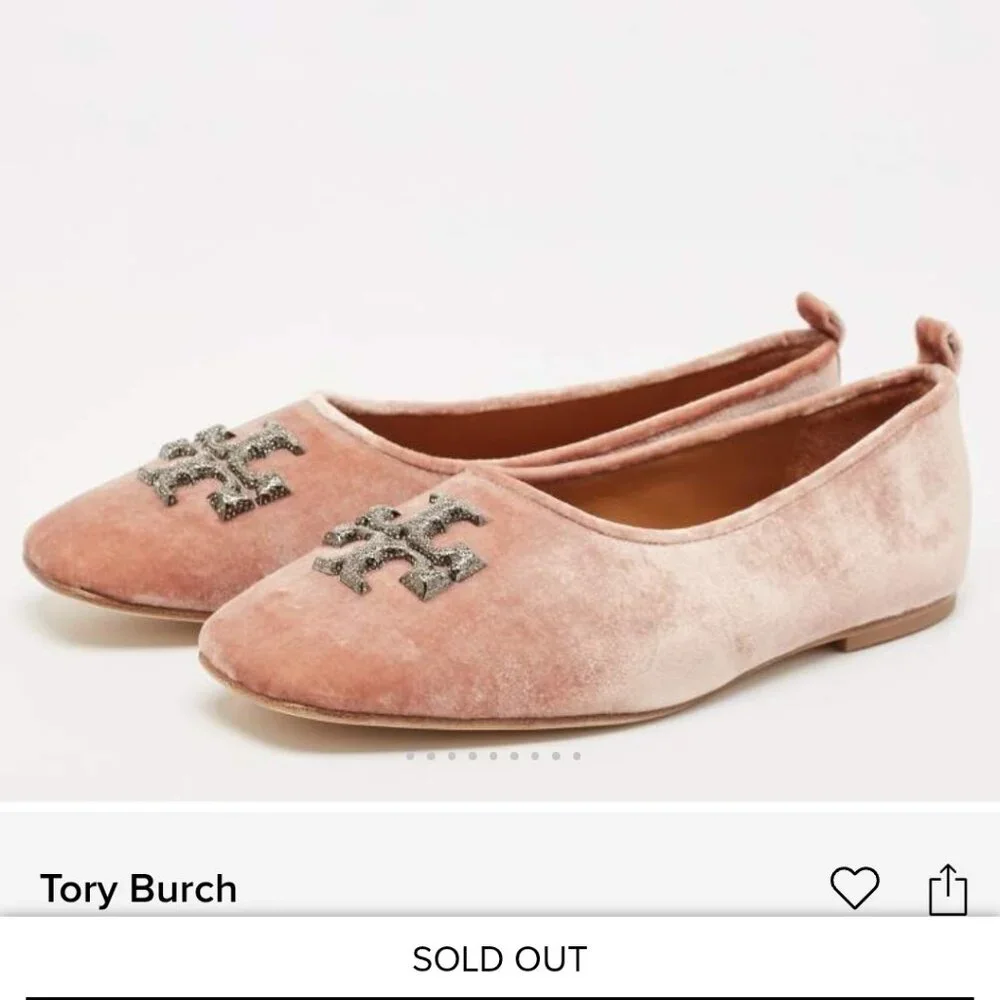 Tory Burch Velvet Ballet Flats "EUC" - Picture 16 of 16